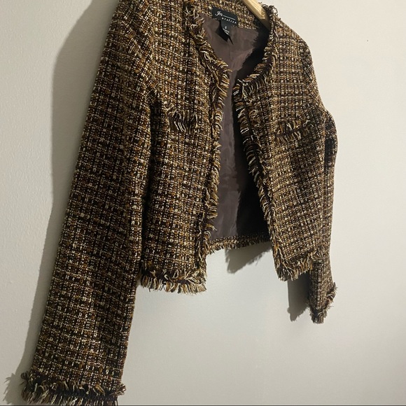 Adorable 90s Vintage JM Atelier Tweed Dress & Jacket Set - Picture 13 of 15